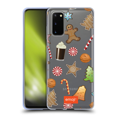 emoji® Winter Wonderland Christmas Cookies Soft Gel Case for Samsung Galaxy S20 / S20 5G