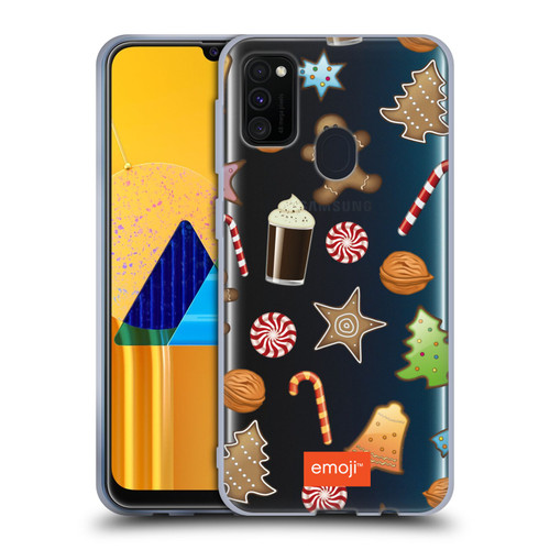 emoji® Winter Wonderland Christmas Cookies Soft Gel Case for Samsung Galaxy M30s (2019)/M21 (2020)