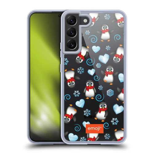 emoji® Winter Wonderland Penguins Soft Gel Case for Samsung Galaxy S22+ 5G