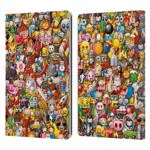 emoji® Trendy Full Pattern Leather Book Wallet Case Cover For Apple iPad 10.2 2019/2020/2021