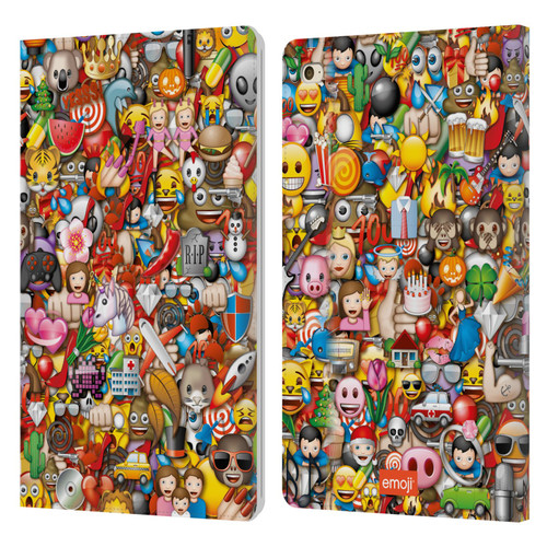 emoji® Trendy Full Pattern Leather Book Wallet Case Cover For Apple iPad mini 4