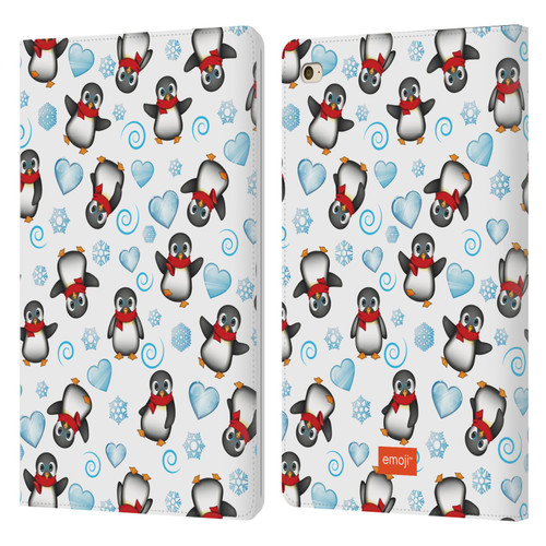 emoji® Winter Wonderland Penguins Leather Book Wallet Case Cover For Apple iPad mini 4