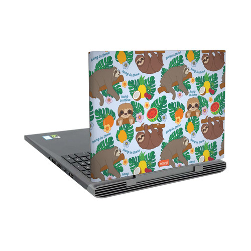 emoji® Art Patterns Tropical Sloth Vinyl Sticker Skin Decal Cover for Dell Inspiron 15 7000 P65F