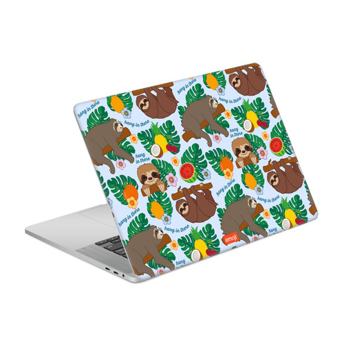 emoji® Art Patterns Tropical Sloth Vinyl Sticker Skin Decal Cover for Apple MacBook Pro 16" A2141