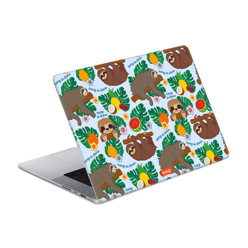 emoji® Art Patterns Tropical Sloth Vinyl Sticker Skin Decal Cover for Apple MacBook Pro 14" A2442