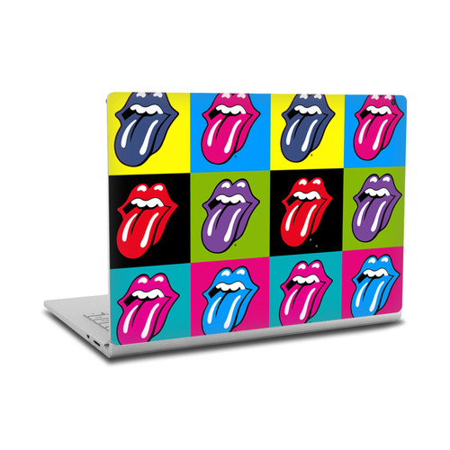 The Rolling Stones Art Pop-Art Tongue Logo Vinyl Sticker Skin Decal Cover for Microsoft Surface Book 2