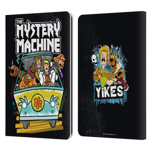 Scooby-Doo Mystery Inc. Grunge Mystery Machine Leather Book Wallet Case Cover For Amazon Kindle Paperwhite 1 / 2 / 3