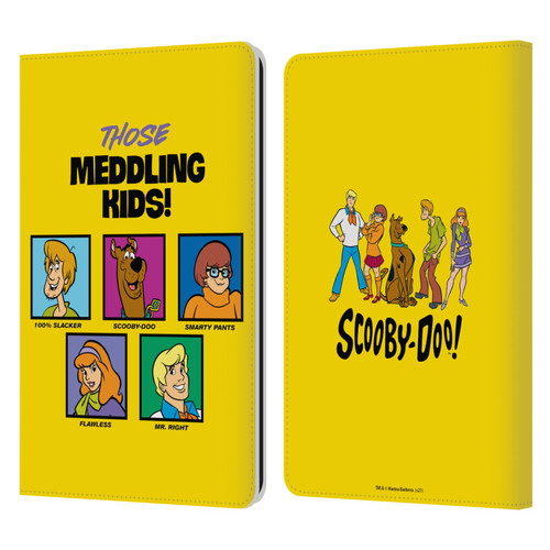 Scooby-Doo Mystery Inc. Meddling Kids Leather Book Wallet Case Cover For Amazon Kindle Paperwhite 1 / 2 / 3