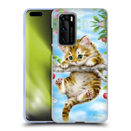 Kayomi Harai Animals And Fantasy Cherry Tree Kitten Soft Gel Case for Huawei P40 5G