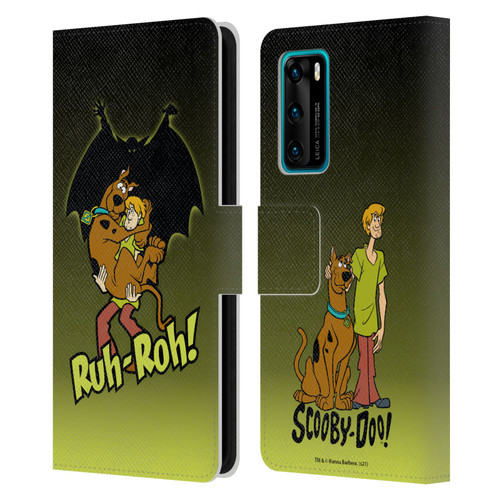 Scooby-Doo Mystery Inc. Ruh-Roh Leather Book Wallet Case Cover For Huawei P40 5G