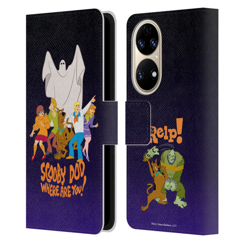 Scooby-Doo Mystery Inc. Where Are You? Leather Book Wallet Case Cover For Huawei P50
