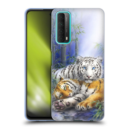 Kayomi Harai Animals And Fantasy Asian Tiger Couple Soft Gel Case for Huawei P Smart (2021)