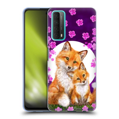 Kayomi Harai Animals And Fantasy Mother & Baby Fox Soft Gel Case for Huawei P Smart (2021)