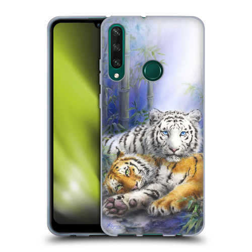 Kayomi Harai Animals And Fantasy Asian Tiger Couple Soft Gel Case for Huawei Y6p