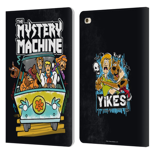 Scooby-Doo Mystery Inc. Grunge Mystery Machine Leather Book Wallet Case Cover For Apple iPad mini 4