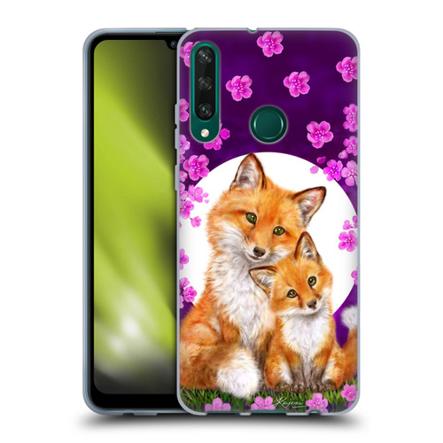 Kayomi Harai Animals And Fantasy Mother & Baby Fox Soft Gel Case for Huawei Y6p