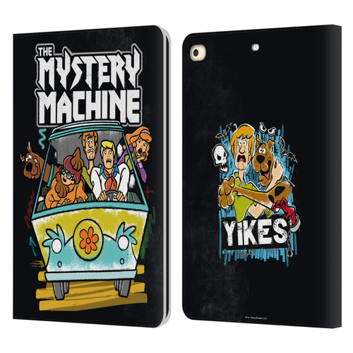 Scooby-Doo Mystery Inc. Grunge Mystery Machine Leather Book Wallet Case Cover For Apple iPad 9.7 2017 / iPad 9.7 2018