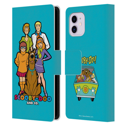 Scooby-Doo Mystery Inc. Scooby-Doo And Co. Leather Book Wallet Case Cover For Apple iPhone 11