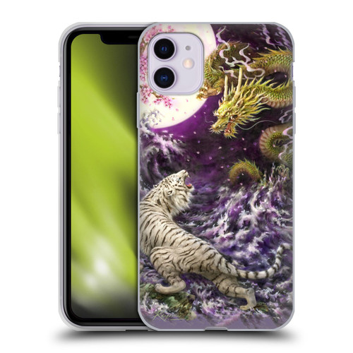 Kayomi Harai Animals And Fantasy Asian Tiger & Dragon Soft Gel Case for Apple iPhone 11