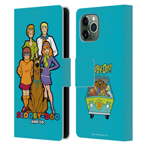 Scooby-Doo Mystery Inc. Scooby-Doo And Co. Leather Book Wallet Case Cover For Apple iPhone 11 Pro