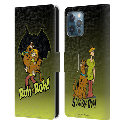 Scooby-Doo Mystery Inc. Ruh-Roh Leather Book Wallet Case Cover For Apple iPhone 12 Pro Max