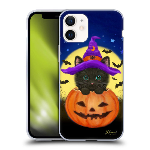 Kayomi Harai Animals And Fantasy Halloween With Cat Soft Gel Case for Apple iPhone 12 Mini