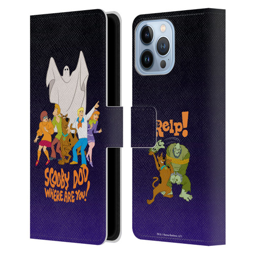 Scooby-Doo Mystery Inc. Where Are You? Leather Book Wallet Case Cover For Apple iPhone 13 Pro Max