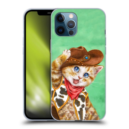 Kayomi Harai Animals And Fantasy Cowboy Kitten Soft Gel Case for Apple iPhone 12 Pro Max