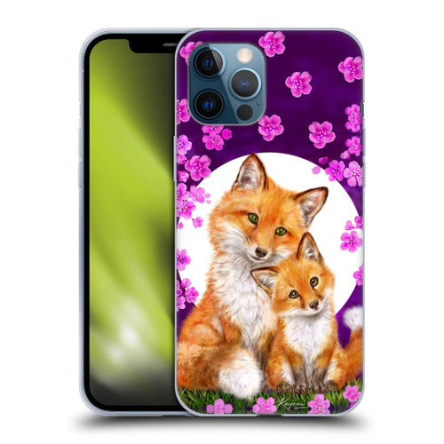 Kayomi Harai Animals And Fantasy Mother & Baby Fox Soft Gel Case for Apple iPhone 12 Pro Max