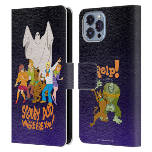 Scooby-Doo Mystery Inc. Where Are You? Leather Book Wallet Case Cover For Apple iPhone 14