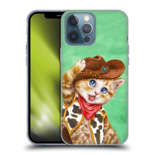 Kayomi Harai Animals And Fantasy Cowboy Kitten Soft Gel Case for Apple iPhone 13 Pro Max