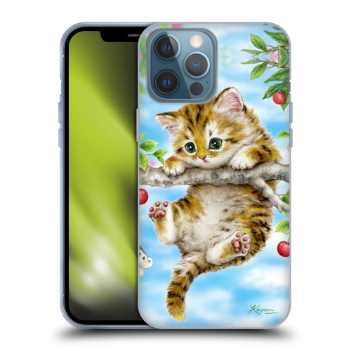 Kayomi Harai Animals And Fantasy Cherry Tree Kitten Soft Gel Case for Apple iPhone 13 Pro Max
