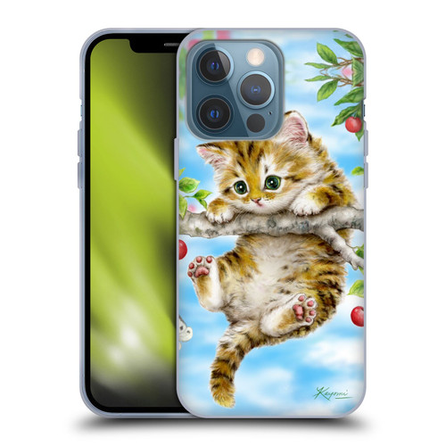 Kayomi Harai Animals And Fantasy Cherry Tree Kitten Soft Gel Case for Apple iPhone 13 Pro