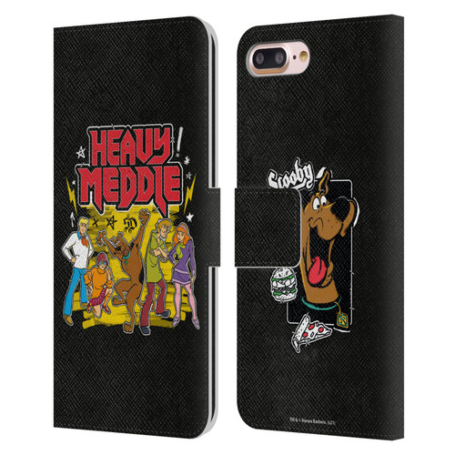 Scooby-Doo Mystery Inc. Heavy Meddle Leather Book Wallet Case Cover For Apple iPhone 7 Plus / iPhone 8 Plus