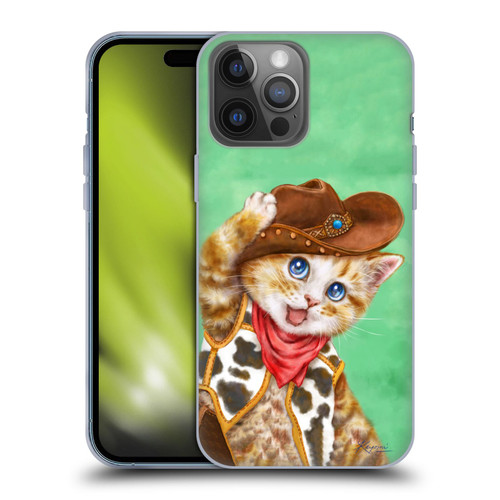 Kayomi Harai Animals And Fantasy Cowboy Kitten Soft Gel Case for Apple iPhone 14 Pro Max