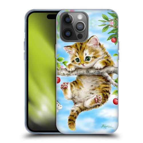 Kayomi Harai Animals And Fantasy Cherry Tree Kitten Soft Gel Case for Apple iPhone 14 Pro Max