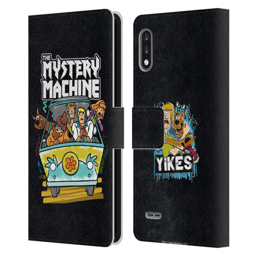 Scooby-Doo Mystery Inc. Grunge Mystery Machine Leather Book Wallet Case Cover For LG K22