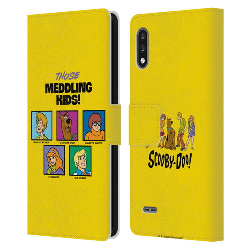 Scooby-Doo Mystery Inc. Meddling Kids Leather Book Wallet Case Cover For LG K22
