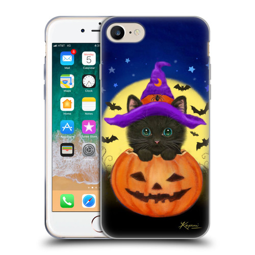 Kayomi Harai Animals And Fantasy Halloween With Cat Soft Gel Case for Apple iPhone 7 / 8 / SE 2020 & 2022