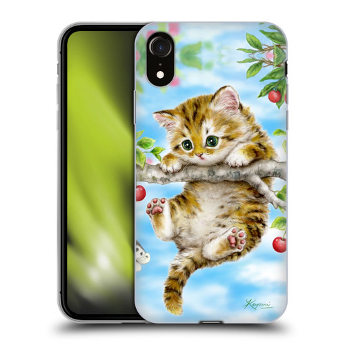 Kayomi Harai Animals And Fantasy Cherry Tree Kitten Soft Gel Case for Apple iPhone XR