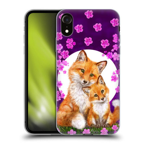 Kayomi Harai Animals And Fantasy Mother & Baby Fox Soft Gel Case for Apple iPhone XR