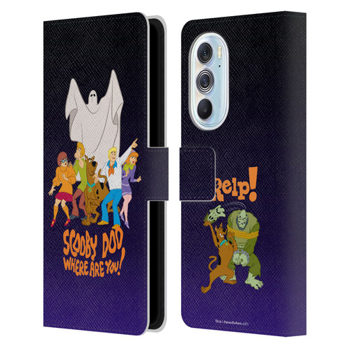 Scooby-Doo Mystery Inc. Where Are You? Leather Book Wallet Case Cover For Motorola Edge X30