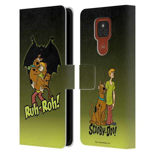 Scooby-Doo Mystery Inc. Ruh-Roh Leather Book Wallet Case Cover For Motorola Moto E7 Plus