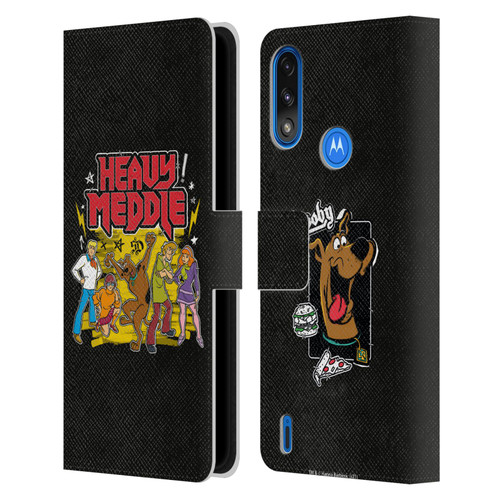 Scooby-Doo Mystery Inc. Heavy Meddle Leather Book Wallet Case Cover For Motorola Moto E7 Power / Moto E7i Power