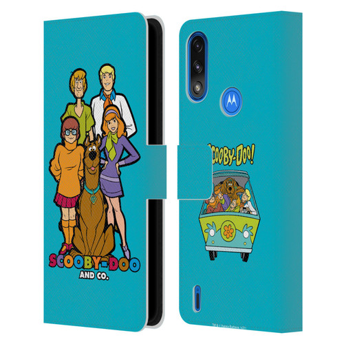 Scooby-Doo Mystery Inc. Scooby-Doo And Co. Leather Book Wallet Case Cover For Motorola Moto E7 Power / Moto E7i Power