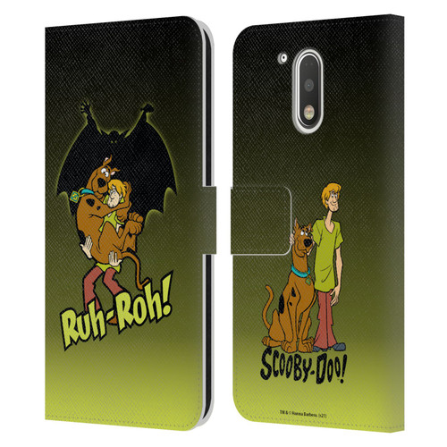Scooby-Doo Mystery Inc. Ruh-Roh Leather Book Wallet Case Cover For Motorola Moto G41