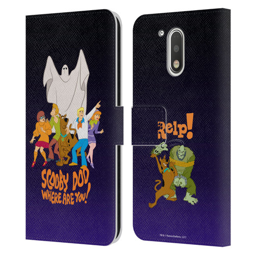 Scooby-Doo Mystery Inc. Where Are You? Leather Book Wallet Case Cover For Motorola Moto G41