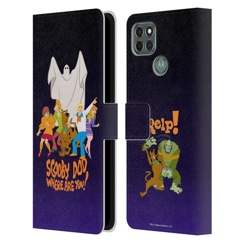 Scooby-Doo Mystery Inc. Where Are You? Leather Book Wallet Case Cover For Motorola Moto G9 Power