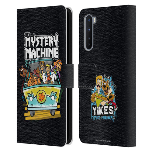 Scooby-Doo Mystery Inc. Grunge Mystery Machine Leather Book Wallet Case Cover For OnePlus Nord 5G