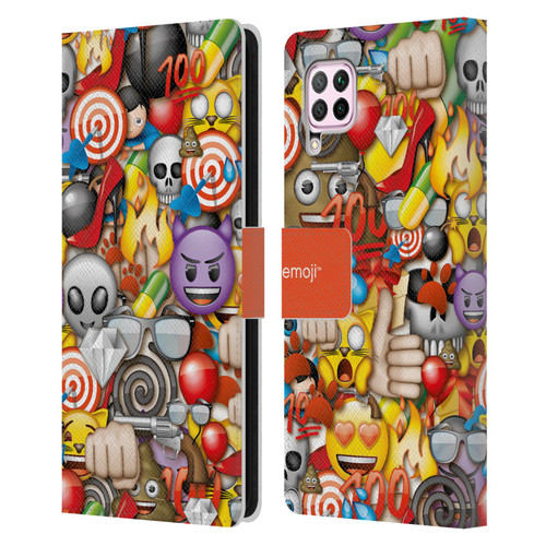 emoji® Full Patterns Assorted Leather Book Wallet Case Cover For Huawei Nova 6 SE / P40 Lite